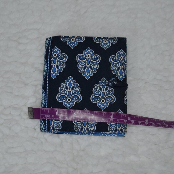 Vera Bradley blue purse sized notebook with pen - Picture 9 of 11